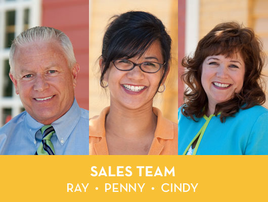 Uptown Color Sales Team: Ray, Penny & Cindy